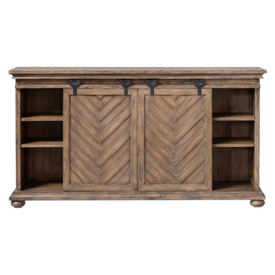 Carnegie Pleasant 62 inch Barn Door Media Console by Bailey Street Home - 208-BEL-3383298