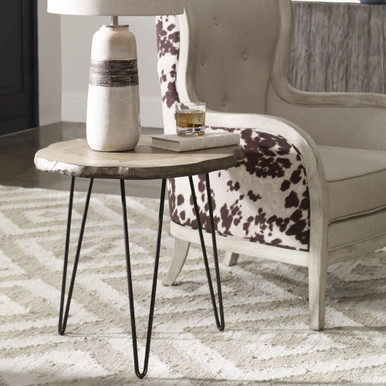Burley Mews 23.5 Inch Wood Slab Side Table by Bailey Street Home - 208-BEL-4261713