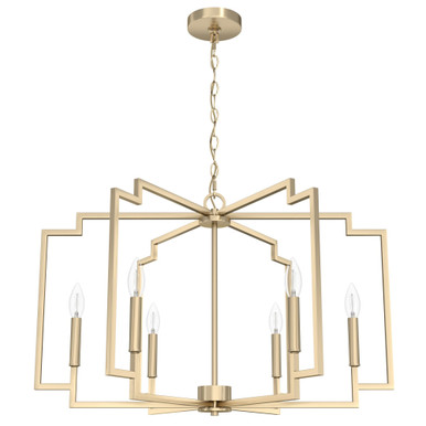 Zoanne 6 Light Large Chandelier by Hunter - Z6_195_CH20