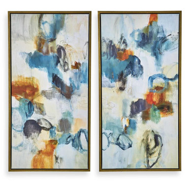 Dairy Lea 21.5 Inch Abstract Wall Art (Set of 2) by Bailey Street Home - 208-BEL-5125917