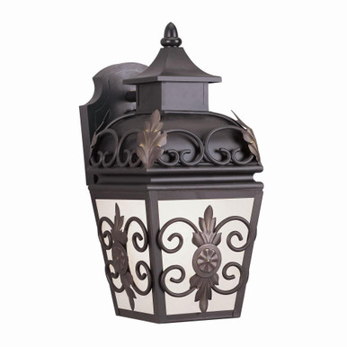 Ronhill Crescent 1 Light Outdoor Wall Lantern 13.5 x 6 Inches by BSH - 218-BEL-5056676