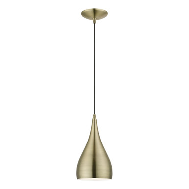 All Saints Vale 1 Light Small Pendant 19 Inch Tall by Bailey Street Home - 218-BEL-4615453