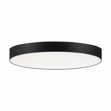 Trim 15W 1 LED 7 Inch Wide White Glass Flush Mount by Maxim - 57882