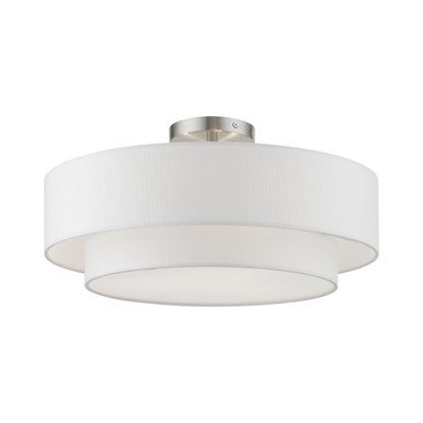 Pleasant Crescent Three Light Semi Flush Mount by Bailey Street Home - 218-BEL-4829225
