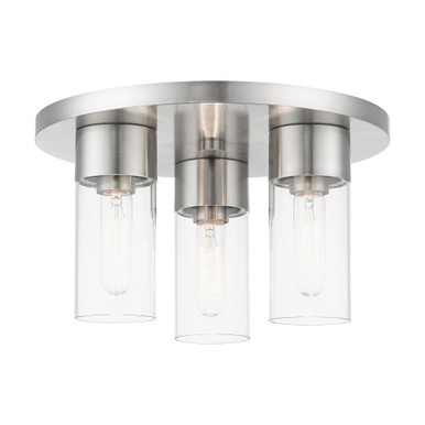 Farnham Bridge 3 Light 14 Inch Wide Flush Mount by Bailey Street Home - 218-BEL-4829287