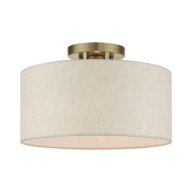 Ladywell Cloisters 1 Light 13 Inch Semi Flush Mount by Bailey Street Home - 218-BEL-4362859
