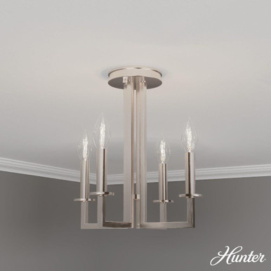 Bearden 4 Light Mini Chandelier by Hunter - 19629