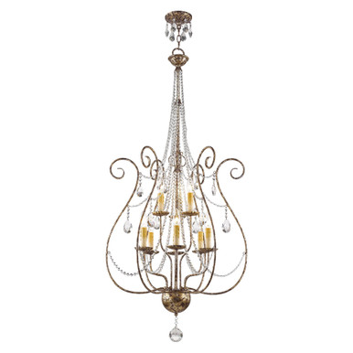 Stevenson Hollow 9 Light Medium Foyer Chandelier by Bailey Street Home - 218-BEL-1875434