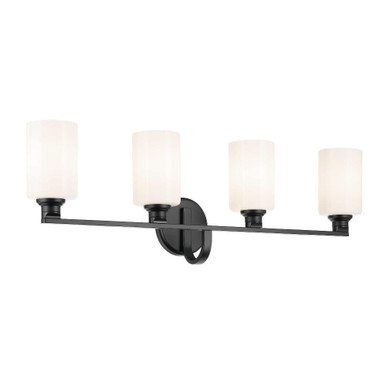 Gioe 4 Light Bath Vanity 10.5 Inch Tall and 32.25 Inch Wide by Kichler - 55227