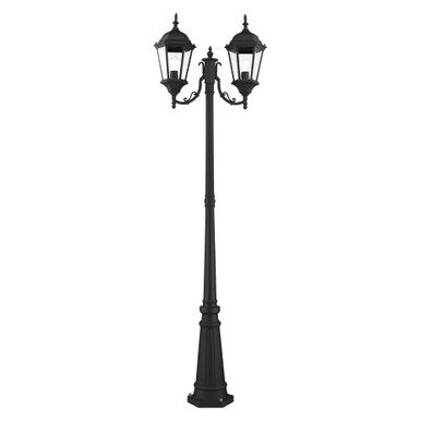 The Winsters 2 Light Outdoor Post Light in Style 9.5 x 86 Inches by BSH - 218-BEL-4363003