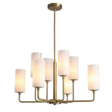 Ortona 8 Light Chandelier 17 Inch Tall and 31 Inch Wide by Kanova - KCH0108-8ANB