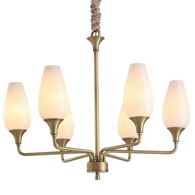 Vipiteno 6 Light Large Chandelier by Kanova - KCH0111-6ANB