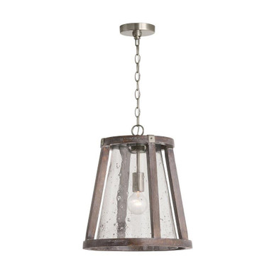 Knoll Leaze 1 Light Small Pendant 16 Inch Wide by Bailey Street Home