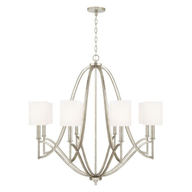 Black Reach 8 Light Oversized Chandelier by BSH - 309-BEL-4567373