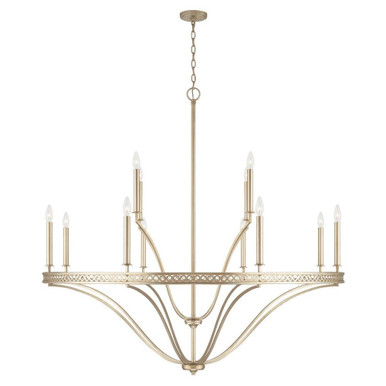 Campion Lanes 12 Light Oversized Chandelier by Bailey Street Home - 309-BEL-4567243