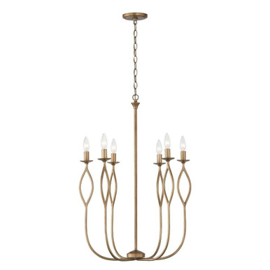 Stafford Piece 6 Light Medium Chandelier by BSH - 309-BEL-5175988