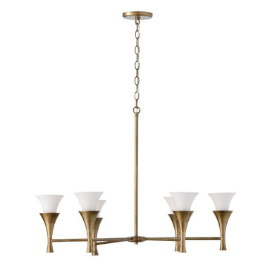 Stopford Street 6 Light Chandelier 24.25 Inch Tall and 33.75 Inch Wide by BSH - 309-BEL-5275798