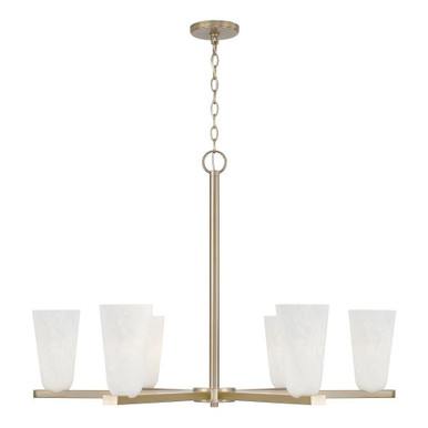 Paganal Drive 6 Light Chandelier 26 Inch Tall and 36 Inch Wide by BSH - 309-BEL-5275809