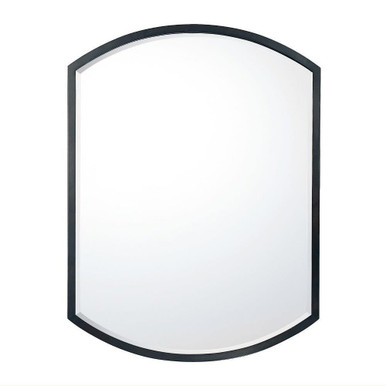 32 Inch Metal Framed Rectangular Mirror by BSH