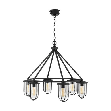 Elmfield Meadows 6 Light Outdoor Chandelier by BSH