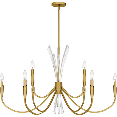 Cecily 9 Light Chandelier 25 Inch Tall and 40 Inch Wide by Quoizel - CCY5040