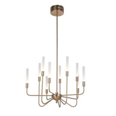 Valdi 10 Light Large 3 Tier Chandelier by Craftmade - 49610-SB-LED