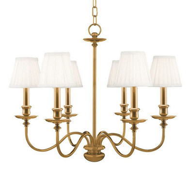 Menlo Park 6 Light Medium Chandelier by Hudson Valley - 4036