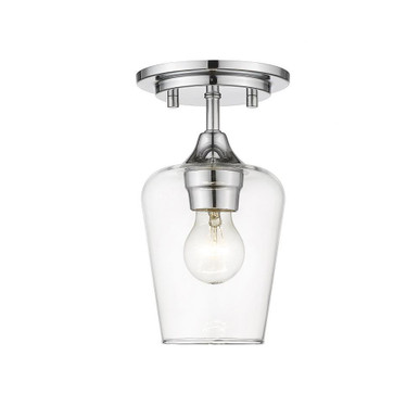 Lady Hollow 1 Light 5.5 Inch Wide Flush Mount by Bailey Street Home - 372-BEL-4973741