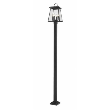 Windham Place 4 Light Outdoor Post Mount Light 115.75 x 12.5 In by BSH - 372-BEL-4962024
