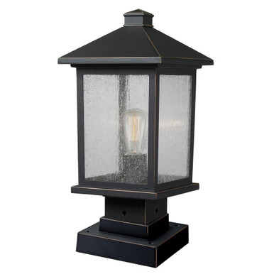 Fisher Fold 1 Light Outdoor Square Pier Mount 8 x 17 Inches by BSH - 372-BEL-1791152