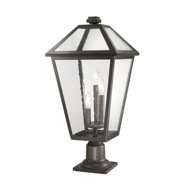 Keats Cloisters 3 Light Medium Outdoor Pier Mount by Bailey Street Home - 372-BEL-4314882