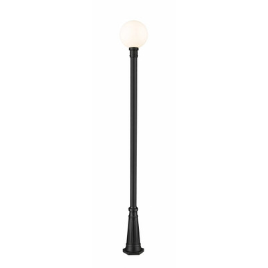 Copper Beech Crest 1 Light Outdoor Post Mount Light 109.75 x 12 by BSH - 372-BEL-4961714