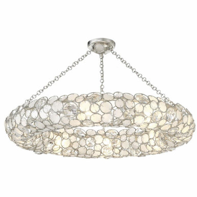 Glovers Grove 8 Light 32 Inch Wide Semi Flush Mount by Bailey Street Home - 49-BEL-5144956