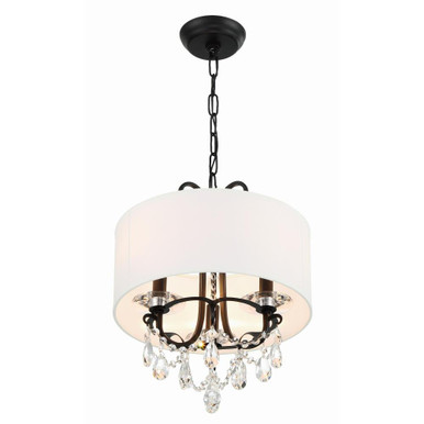 Crow Poplars 3 Light Small Drum Shaped Chandelier by Bailey Street Home - 49-BEL-4661432