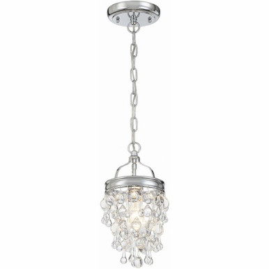Calypso 1 Light Small Pendant by Crystorama - 131