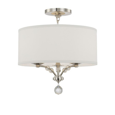 Autumn Vale 3 Light 18 Inch Wide Semi Flush Mount by Bailey Street Home - 49-BEL-1677251