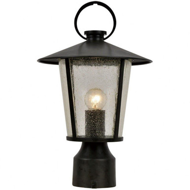 Belton Top One Light Outdoor Post Lantern 9 x 14.5 Inches by BSH - 49-BEL-3131979