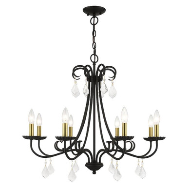 Daphne 8 Light Large Chandelier by Livex - 40878