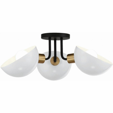 Lyndale Crest 3 Light 22.75 Inch Wide Flush Mount by Bailey Street Home - 49-BEL-4611387