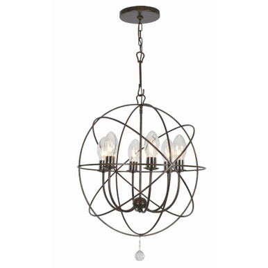 Dane Field 6 Light Medium Outdoor Chandelier by Bailey Street Home - 49-BEL-2557169