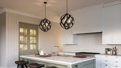 Lion Oaks 4 Light Large Pendant by Bailey Street Home - 71-BEL-2749083