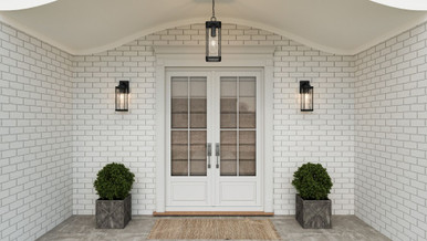 Brookhouse Buildings 1 Light Small Outdoor Pendant by Bailey Street Home - 71-BEL-4962054