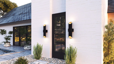 Rye Oval 22W 1 LED Light Outdoor Wall Lantern by Bailey Street Home - 71-BEL-4962056