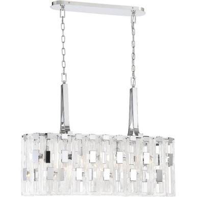 Viviana 7 Light Mini Oval Chandelier by Eurofase - 33742-014