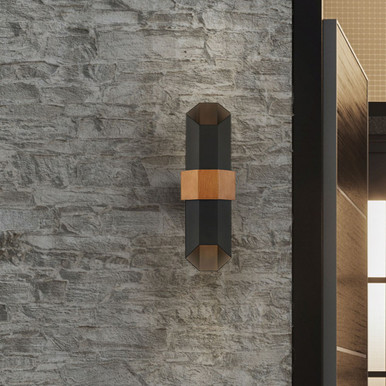 Baron Brow 1 Light Wall Mount 20.50 Inch by Tall Bailey Street Home - 71-BEL-4352447