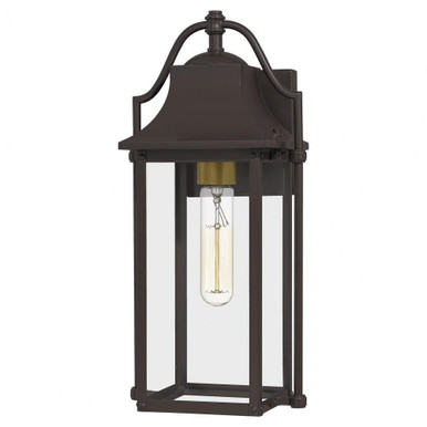 Clover Courtyard 1 Light Outdoor Wall Lantern by Bailey Street Home - 71-BEL-4423679