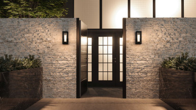 Ninevah Lane 1 Light Wall Lantern 12.75 Inch Tall by Bailey Street Home - 71-BEL-4621709