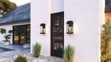 Mulberry Approach 2 Light Candle Outdoor Wall Lantern by Bailey Street Home - 71-BEL-4962051