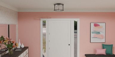 Isaf Road 22W LED 15 Inch Wide Flush Mount by Bailey Street Home - 71-BEL-5173377
