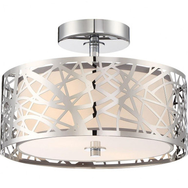 Copse Rise 2 Light 12 Inch Wide Semi Flush Mount by Bailey Street Home - 71-BEL-2242847